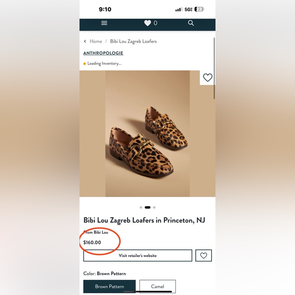 Bibi Lou Leopard Print Zagreb Loafers – Like New - Picture 12 of 14
